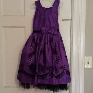 Girls purple dress